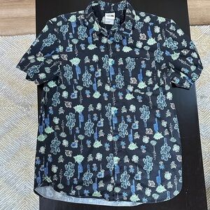 The North Face cactus novelty print Short Sleeve button down shirt